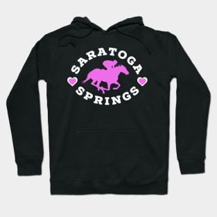 Saratoga Springs New York Horse Racing Hoodie